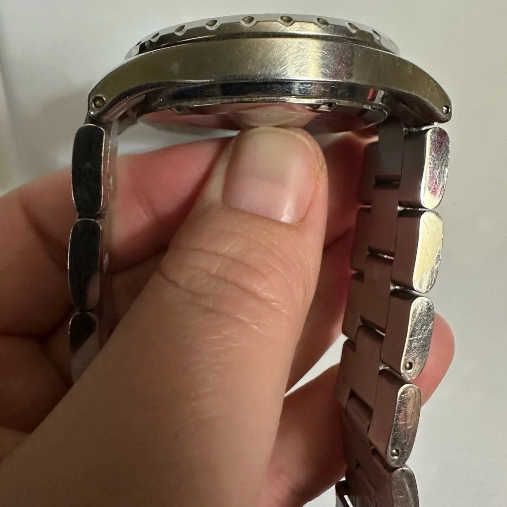 Michael Kors Silver watch with Crystal Bezel